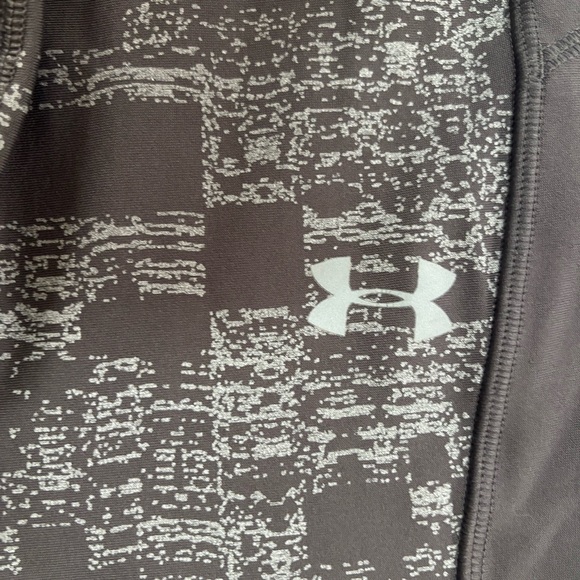 Under Armour Compression Leggings In Dark Grey Patterned Women’s Size S - Picture 4 of 8